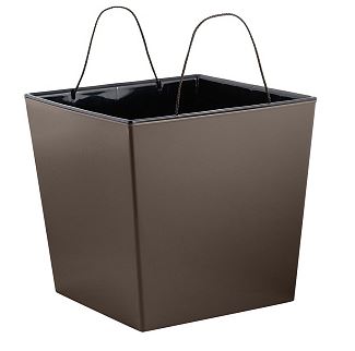 Горшок для цветов InGreen London CUBE 177х177мм  4,2л c дренажной вставкой, франц,платан